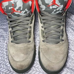 Size 12 - Jordan 5 Retro Camo 2017 136027-051 Classic Rare OG Nike Retro